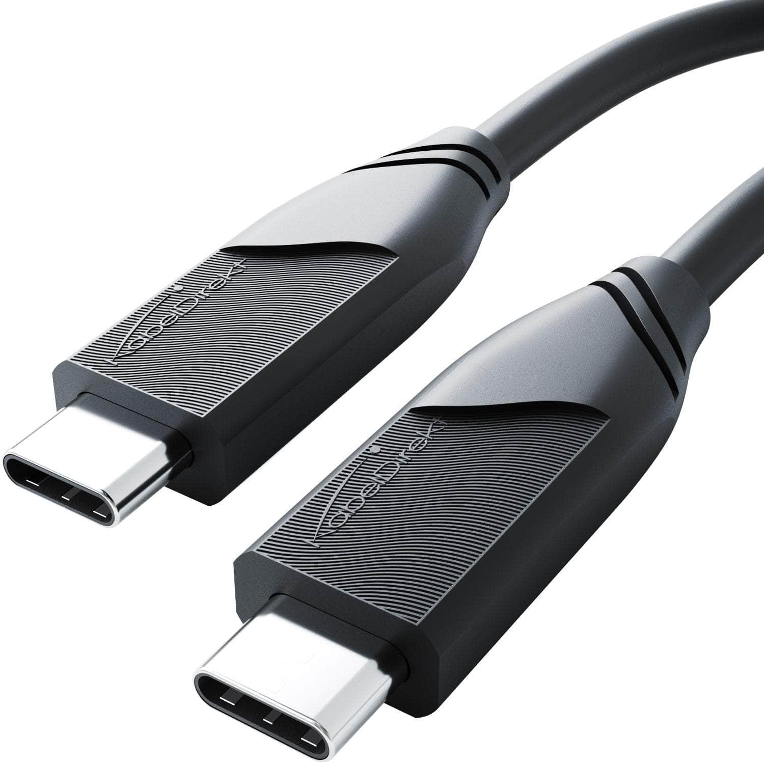 USB C Cable - USB 4.0, Power Delivery 3, Thunderbolt 4, black - 2m –  KabelDirekt