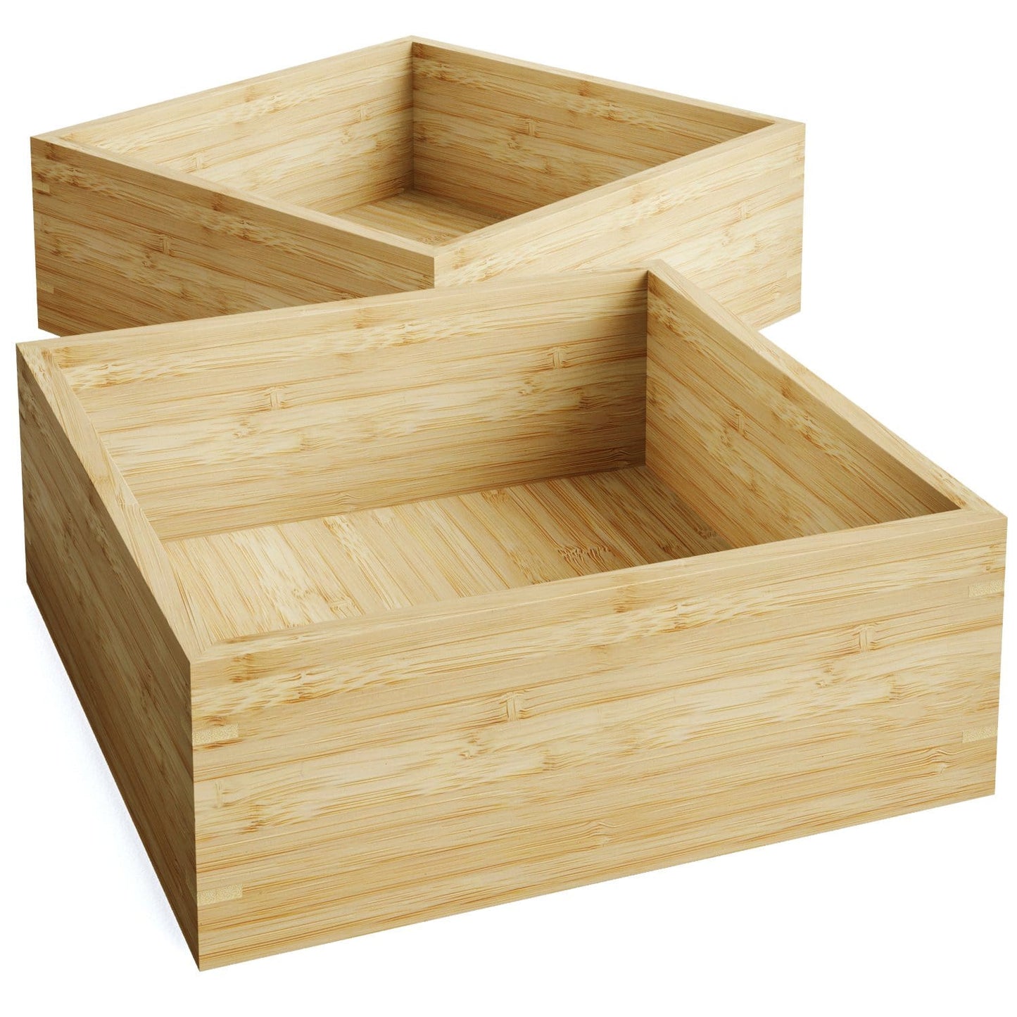KD Essentials – Aufbewahrungsboxen aus Bambus, stapelbar und kombinierbar