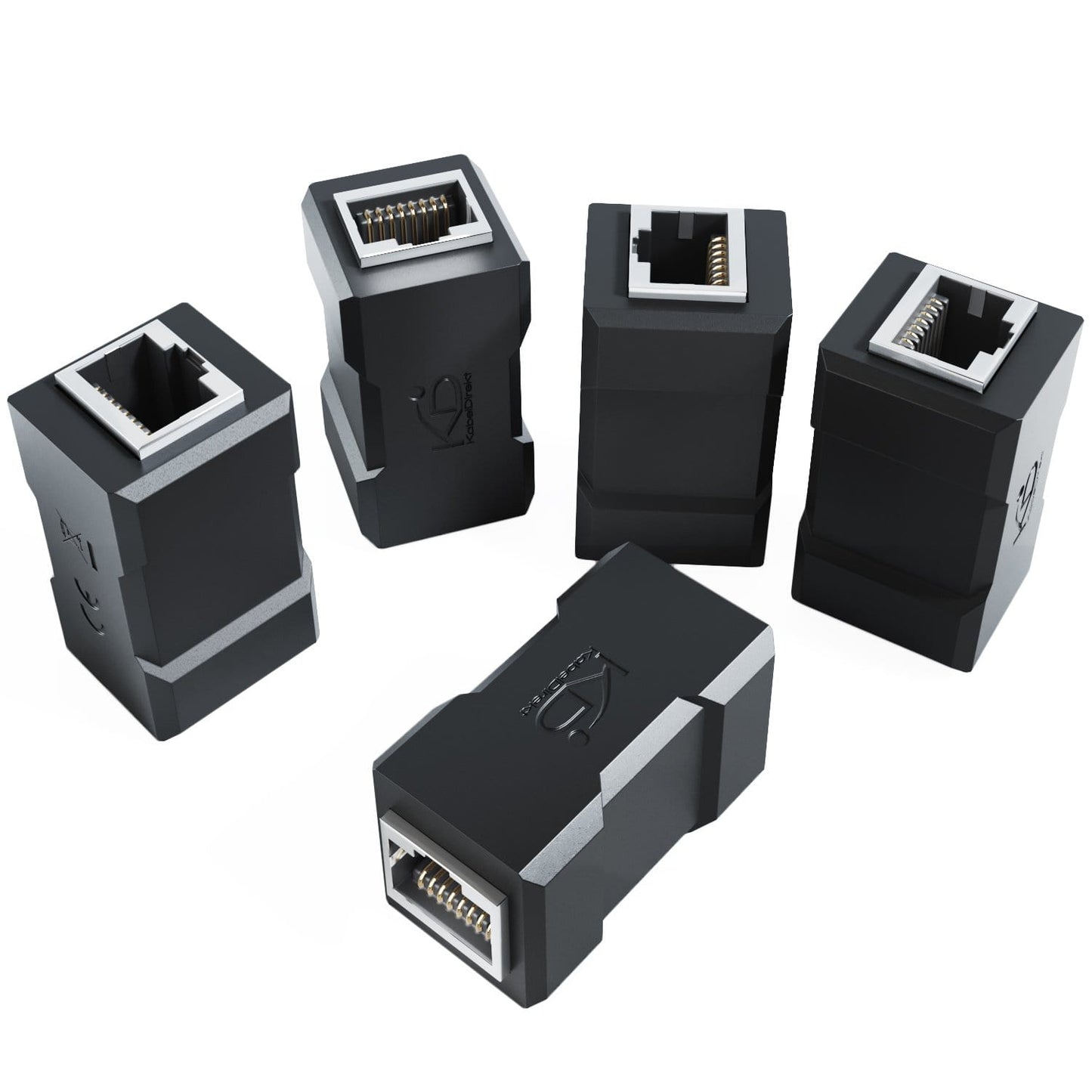 CAT 6a Netzwerkkupplungen, Ethernet, LAN & Patch Kupplungen, schwarz