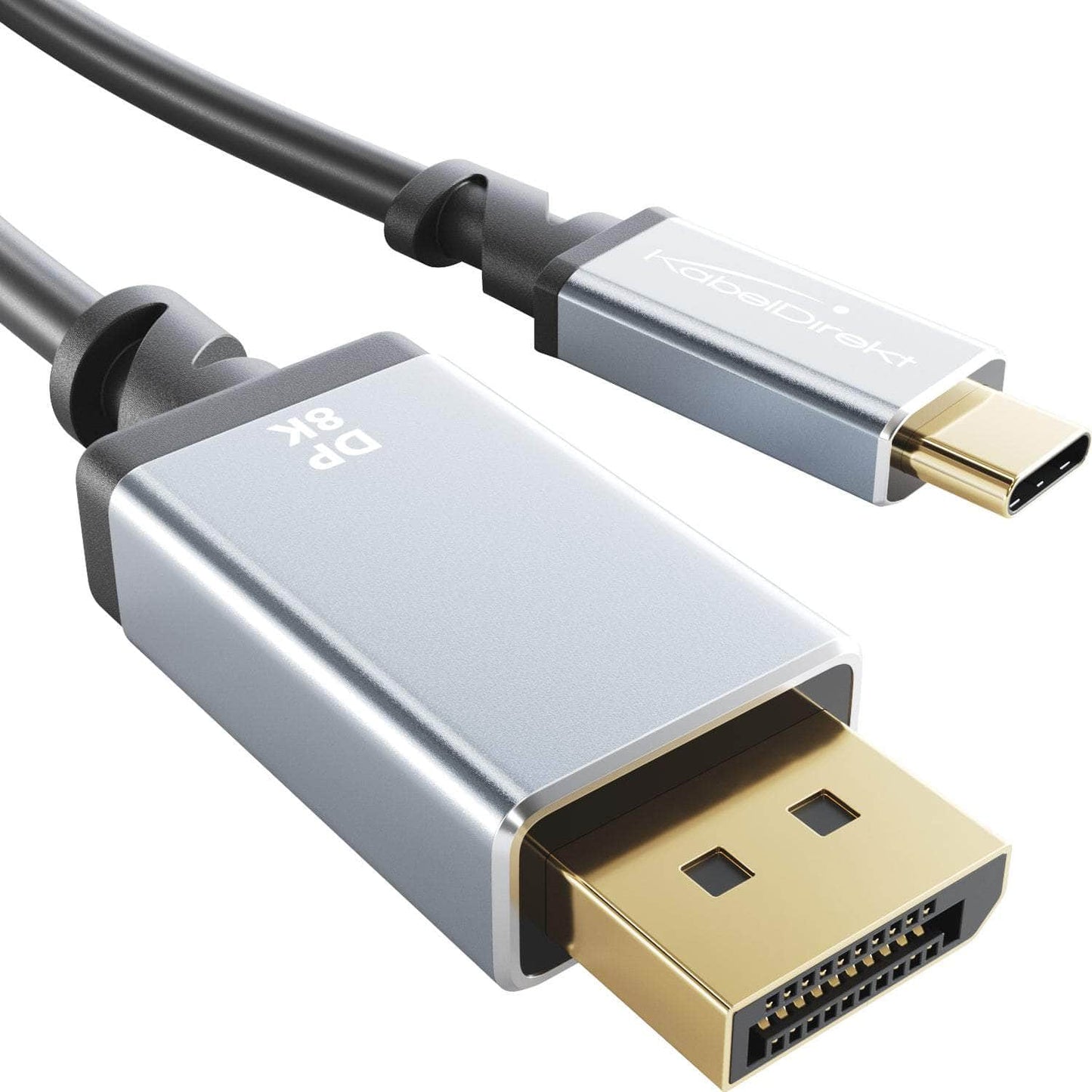USB-C- auf DisplayPort-1.4-Adapterkabel - 1.8m - für 8K bei 60Hz