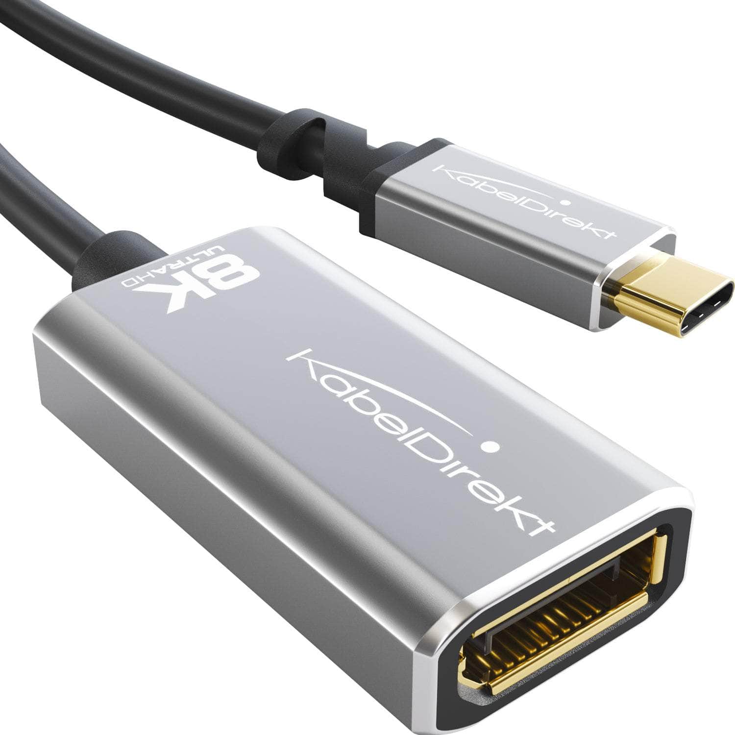 skrå ineffektiv At redigere USB-C to DisplayPort 1.4 adapter - for 8K/60Hz or 4K/144Hz – KabelDirekt