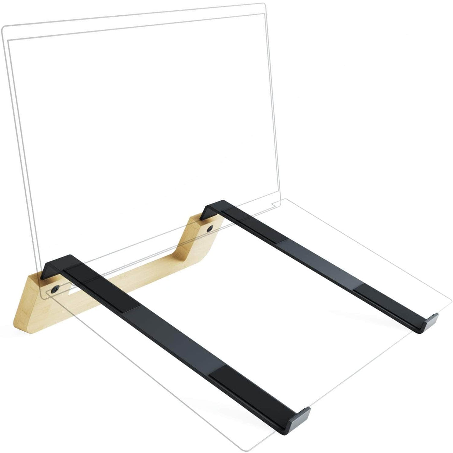 KD Essentials - Laptop stand - bamboo and metal