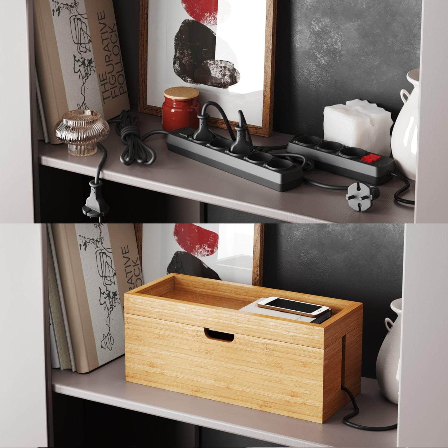 KD Essentials – Aufbewahrungsbox aus Bambus, mit Deckel