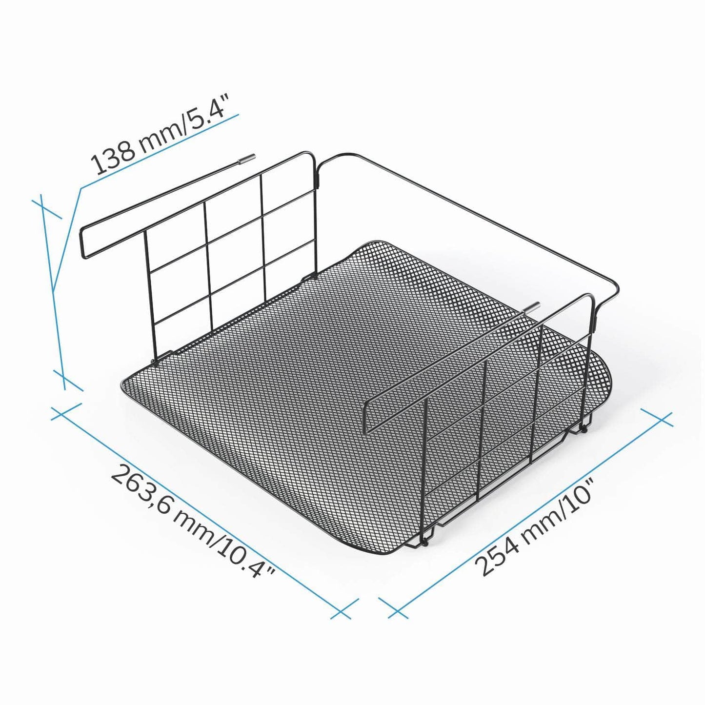 KD Essentials – 2x Küchen-Hängekorb, Unterregal-Organizer – Mesh-Design