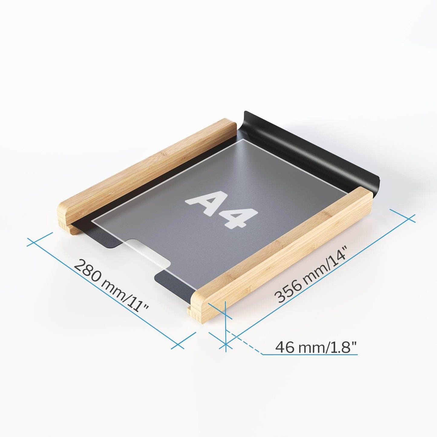 KD Essentials – Dokumenten-Ablage aus Bambus und Metall
