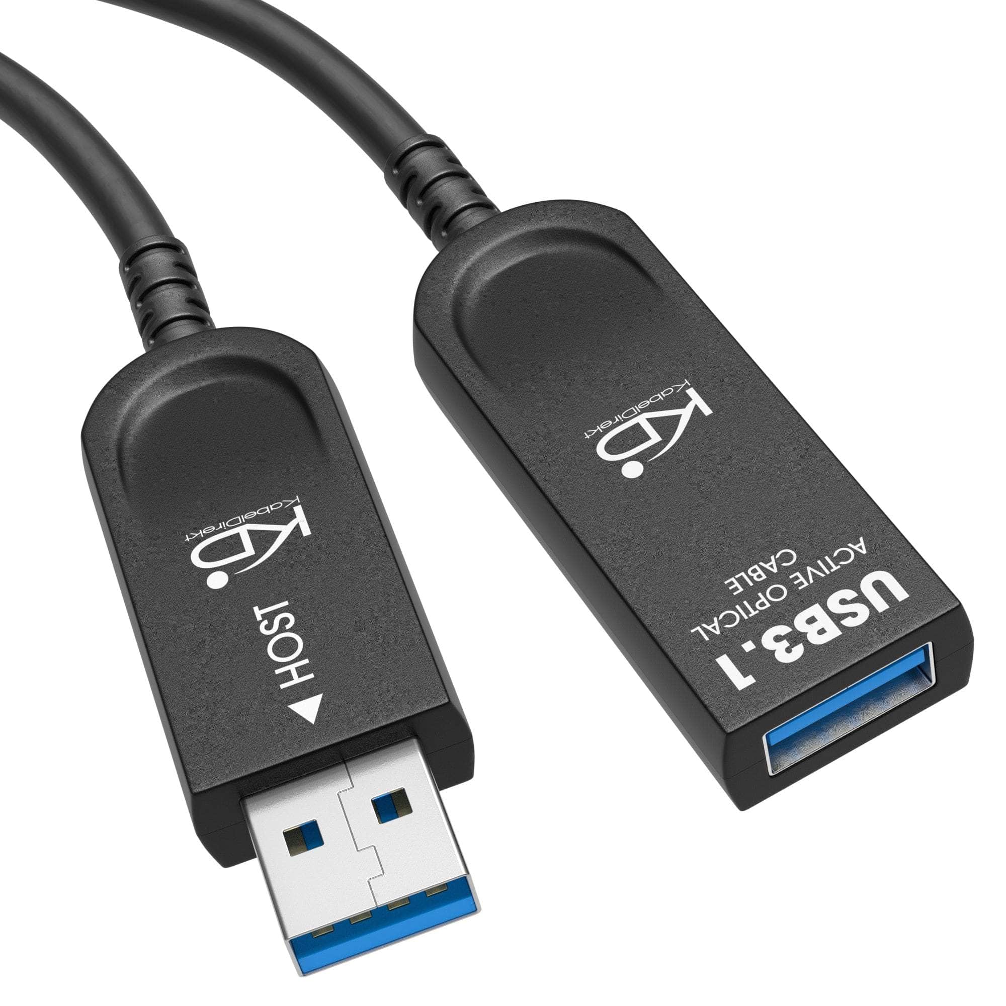 USB 3.2 Gen.2 10Gbit 3A Verlängerungskabel USB C Stecker auf USB C Buchse  passiv schwarz 0,2m