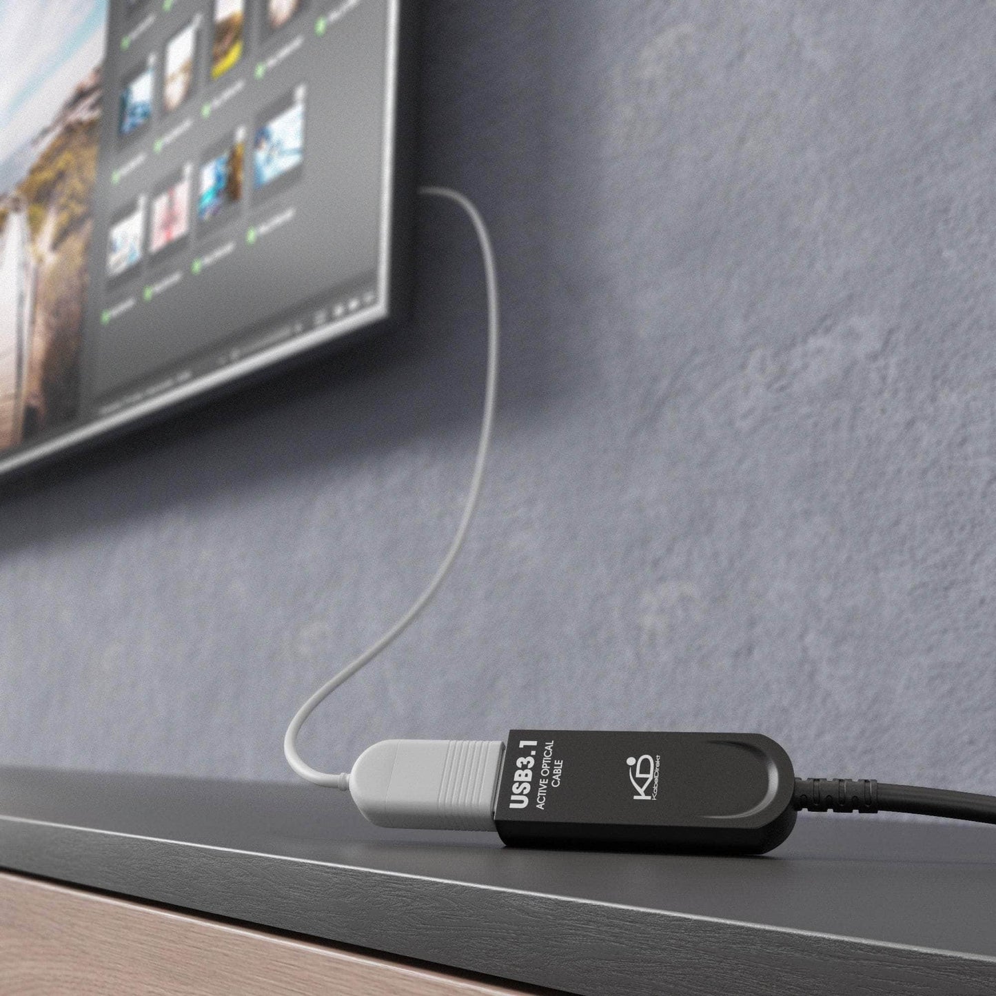 USB-Verlängerungskabel, optisch, USB 3.1 Gen2 für bis zu 10 Gbit/s