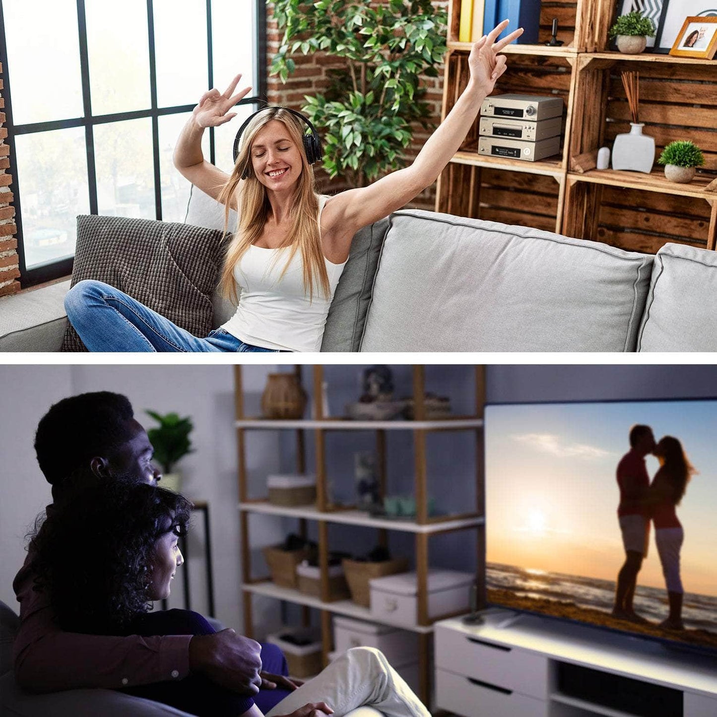 DVB-T/T2-Antenne - TV- und Radio-Empfang - 3 m Kabellänge - massive Version