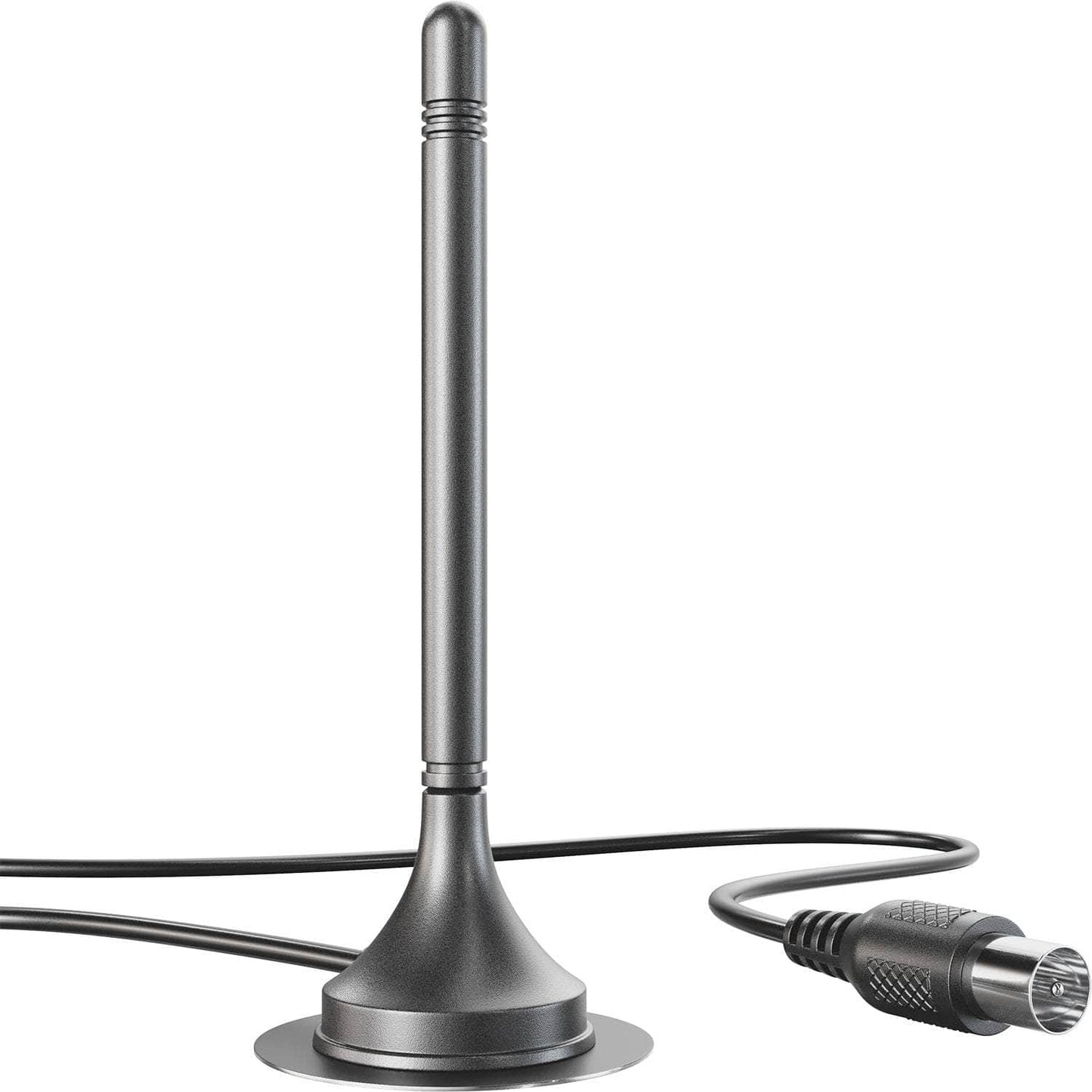DVB-T/T2-Antenne - TV- und Radio-Empfang - 3 m Kabellänge - schmale Version