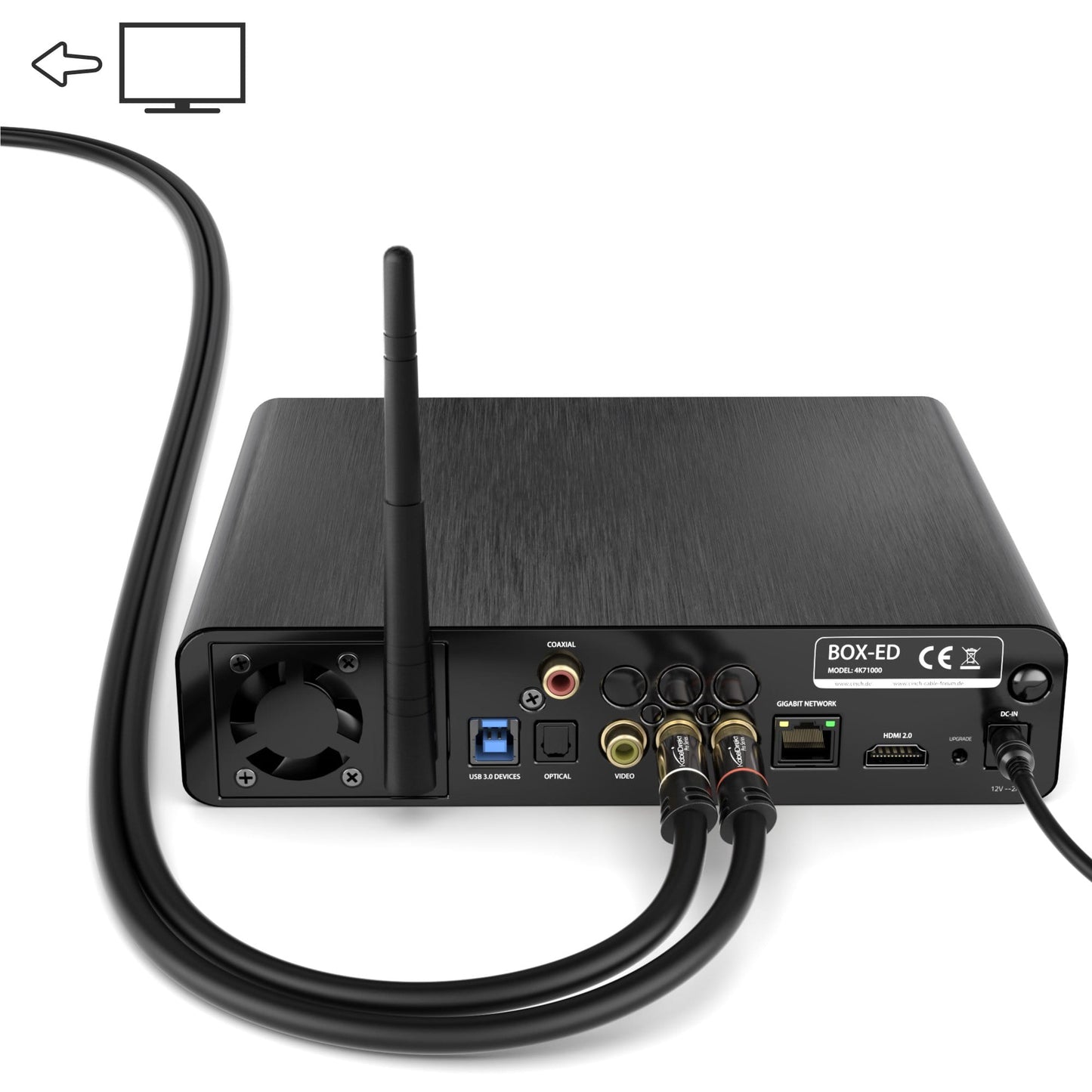 2 Cinch zu 2 Cinch Audio Kabel - für Verstärker, Stereoanlagen, HiFi Anlagen