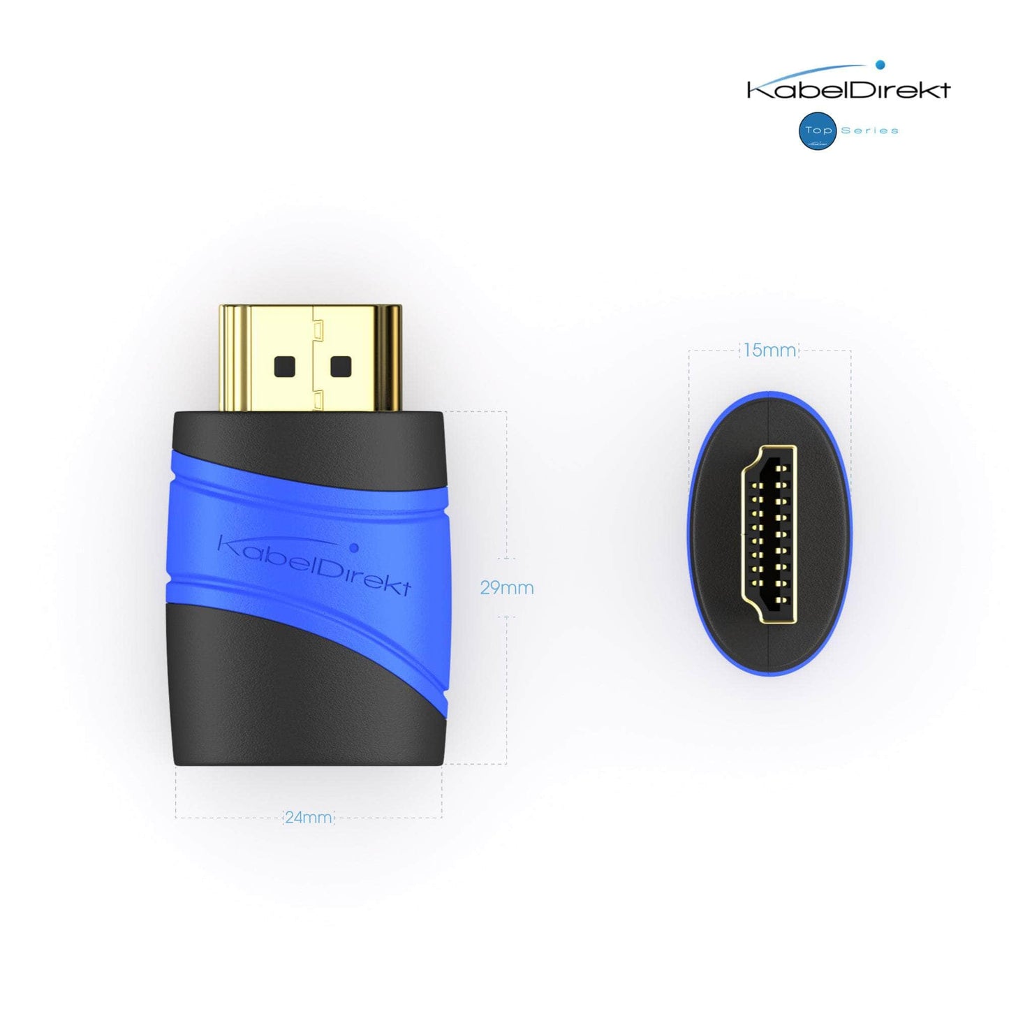 HDMI-Adapter Stecker/Buchse, Adapterstecker