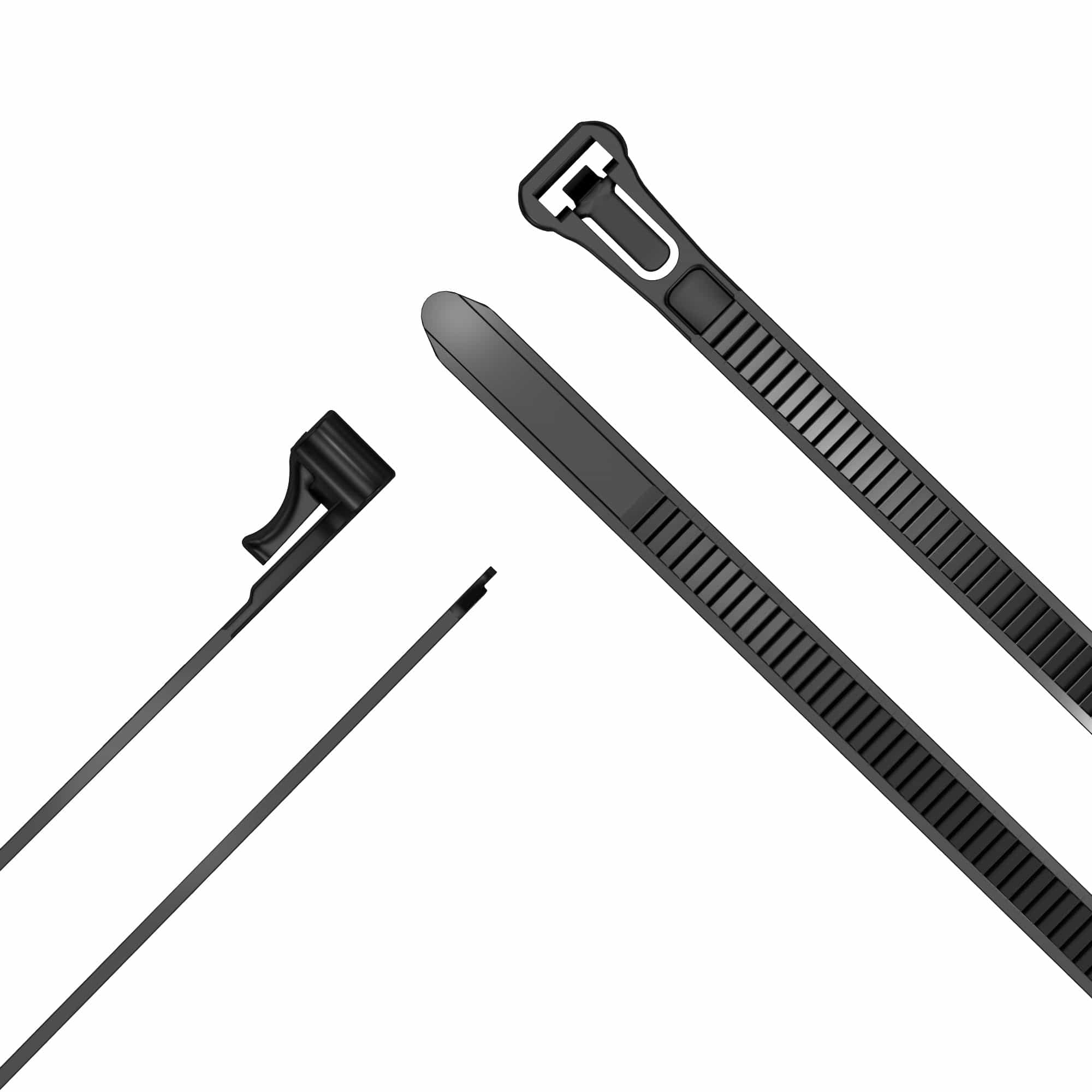 Kabelbinder Wiederverschließbar 150 mm Schwarz 25 Stück kaufen bei Kabelbinder Wiederverschließbar 150 mm Schwarz 25 Stück kaufen bei