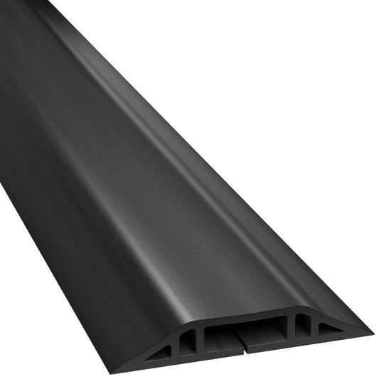 Cable channel/bridge/ramp, floor cable cover for up to 3 cables, black