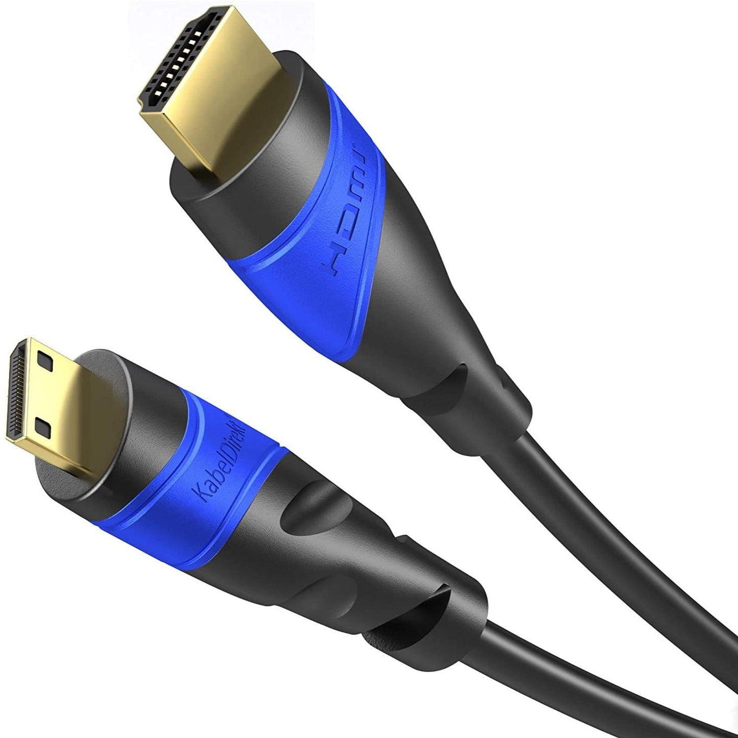 Mini HDMI to HDMI Cable - HDMI 2.0a/b, 2.0, 1.4a, 4K HDMI Cable, HDMI to HDMI, 4K@60HZ,1080p FullHD, UHD, Ultra HD, 3D, Ethernet, ARC)