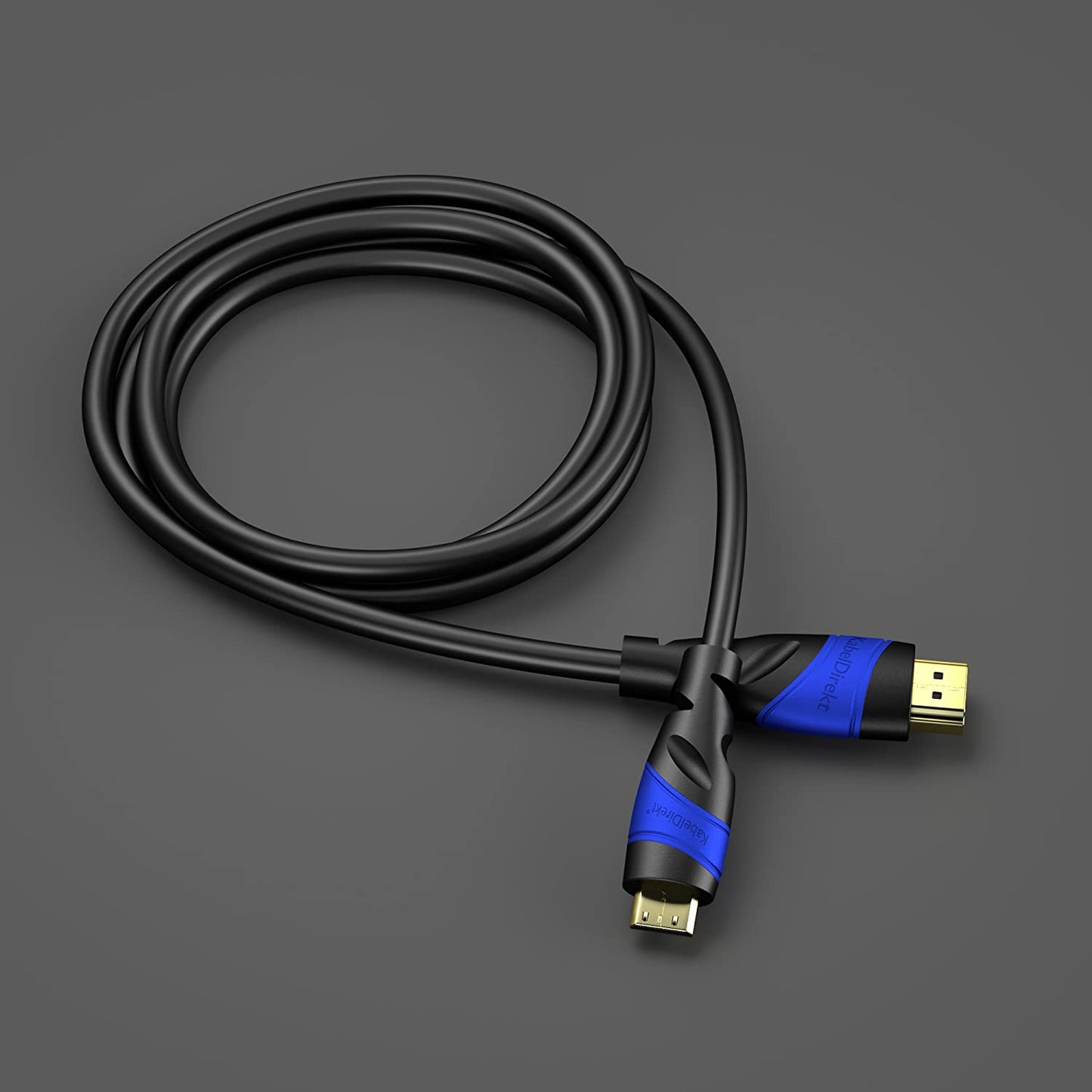 Mini HDMI to HDMI Cable - HDMI 2.0a/b, 2.0, 1.4a, 4K HDMI Cable, HDMI to HDMI, 4K@60HZ,1080p FullHD, UHD, Ultra HD, 3D, Ethernet, ARC)