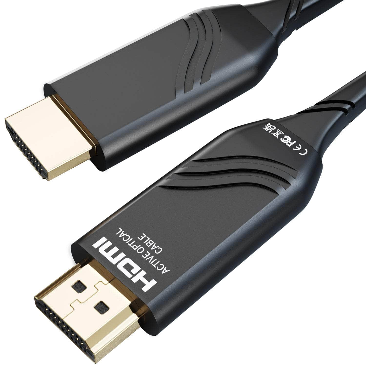 8K Ultra High Speed HDMI 2.1 Kabel – 48G, 8K@60Hz, offiziell getestet und  lizenziert, schwarz/blau