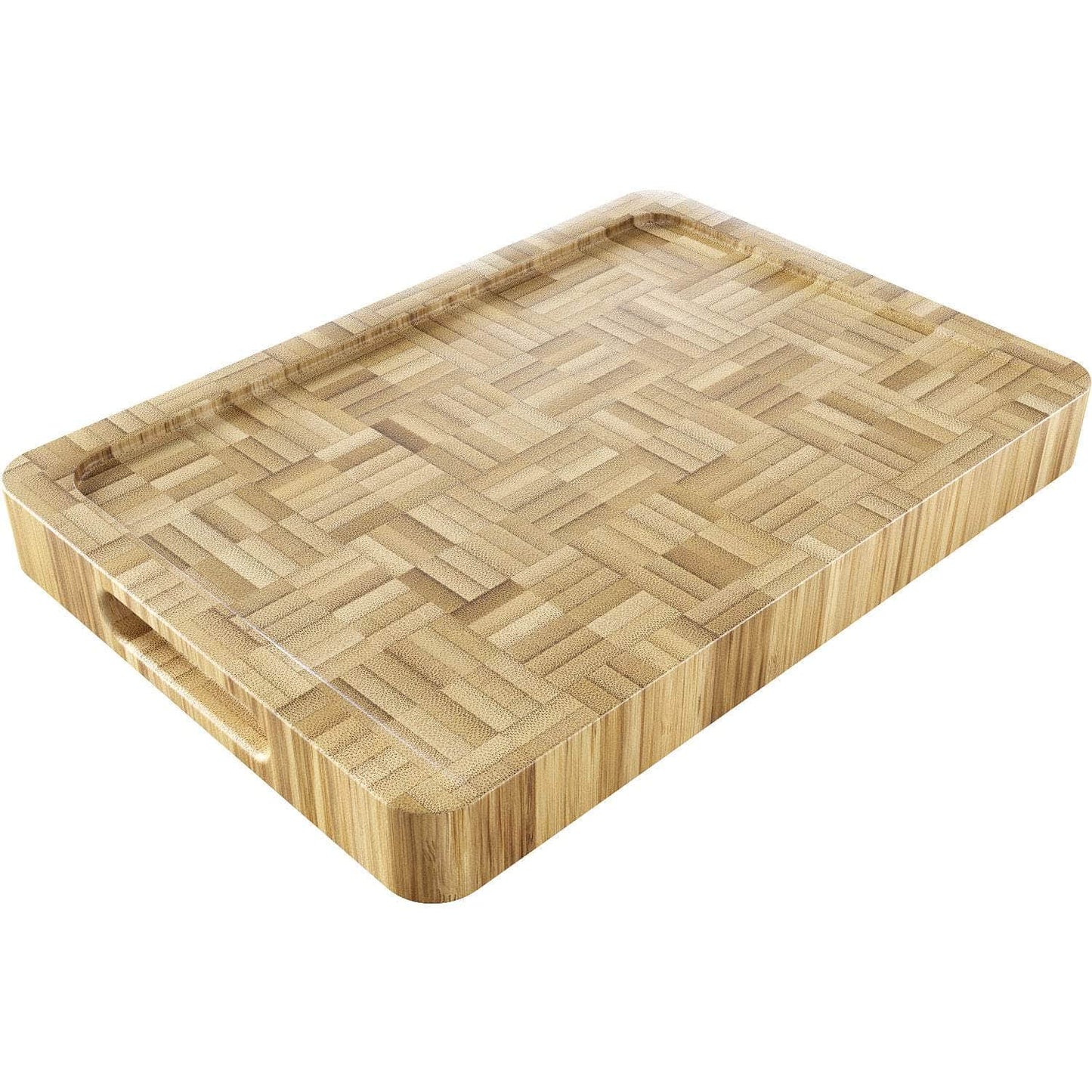 Bamboo chopping board – solid wood breakfast board made of FSC-certified bamboo, size M, by KD Essentials