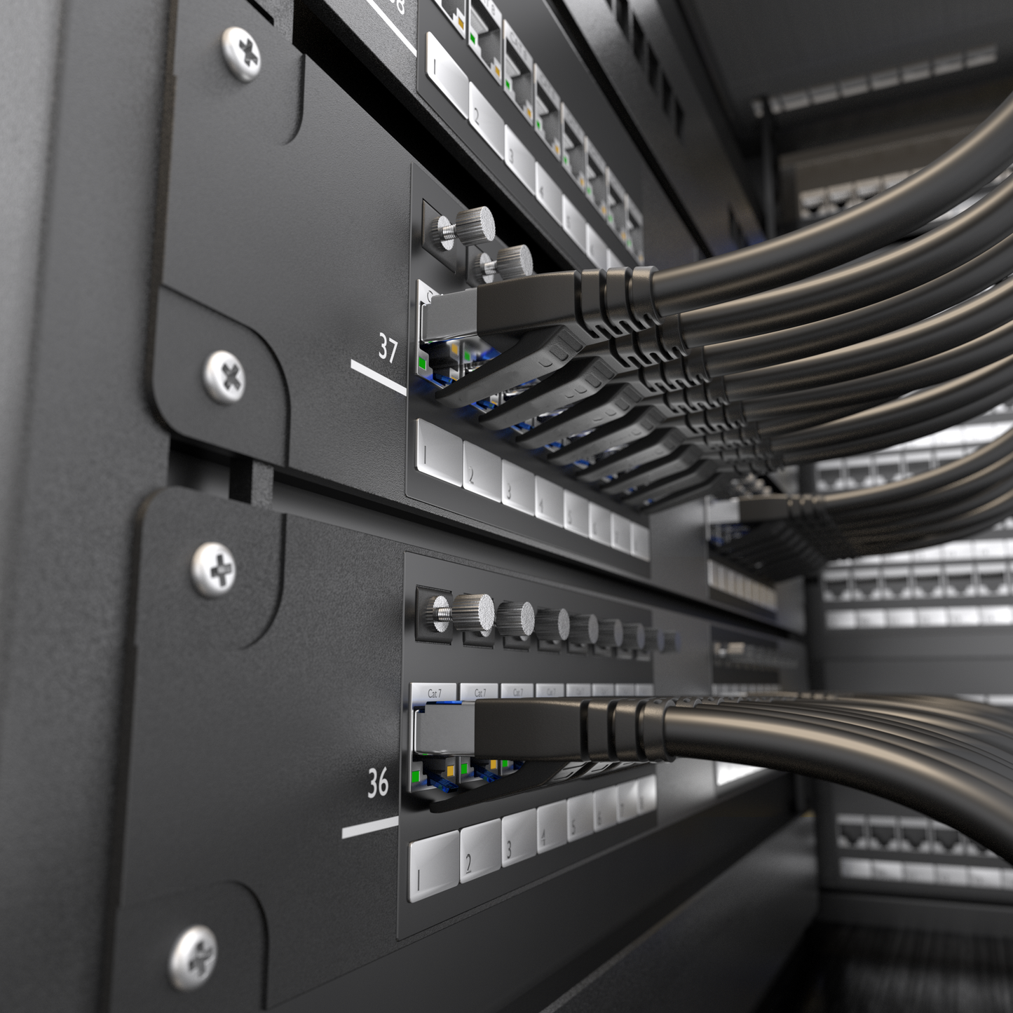Cat 7 Ethernet, patch & network cable - 10Gbit/s high speed network cable