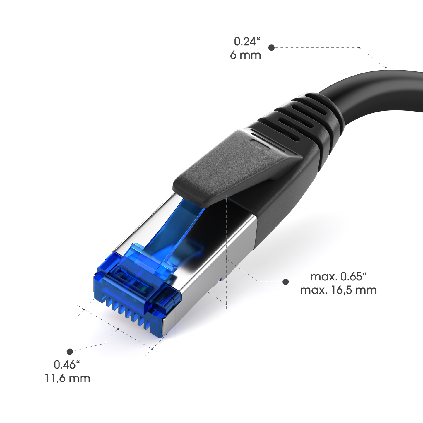 Cat 7 Ethernet, patch & network cable - 10Gbit/s high speed network cable