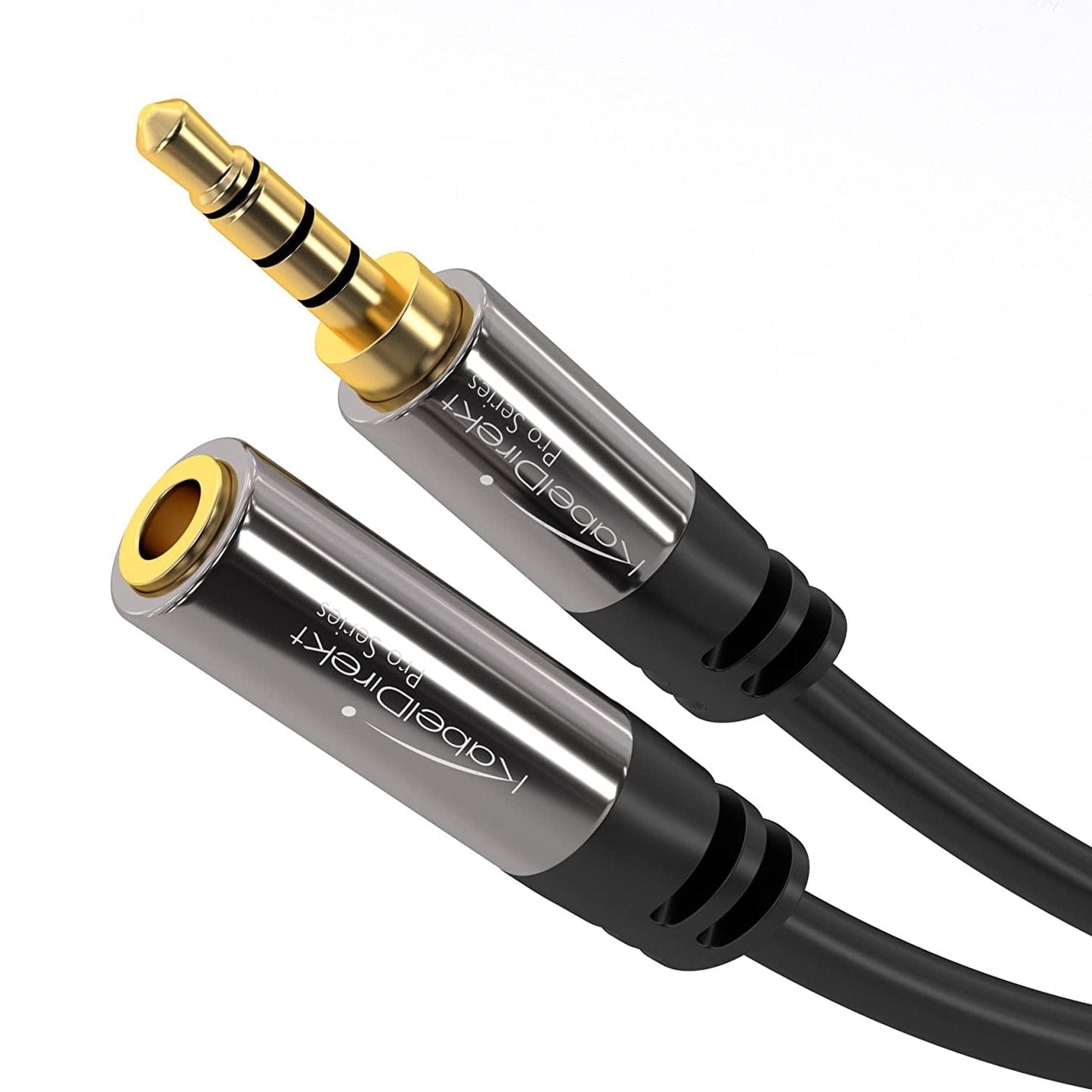 Headset Extension Cable - AUX Cable 3.5mm male > 3.5mm female connector, 4-pole