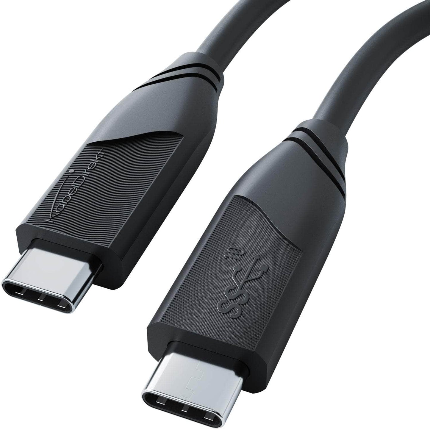 USB C Cable - USB 3.2, Power Delivery 3, black
