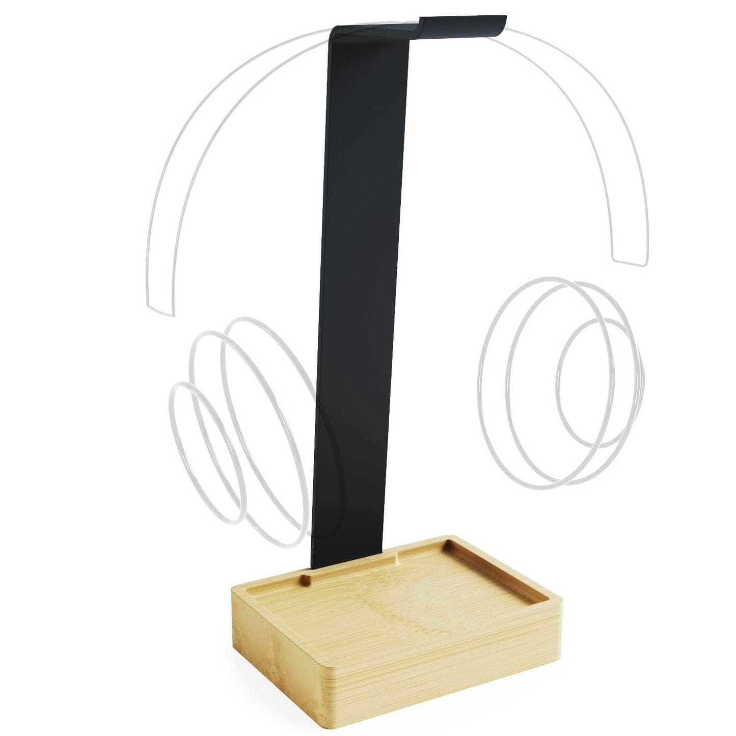 KD Essentials - Headset stand - bamboo and metal