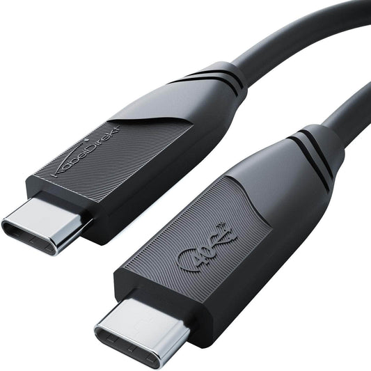 USB-C-Kabel - USB 4.0, Power Delivery 3, Thunderbolt 4, schwarz - 1m