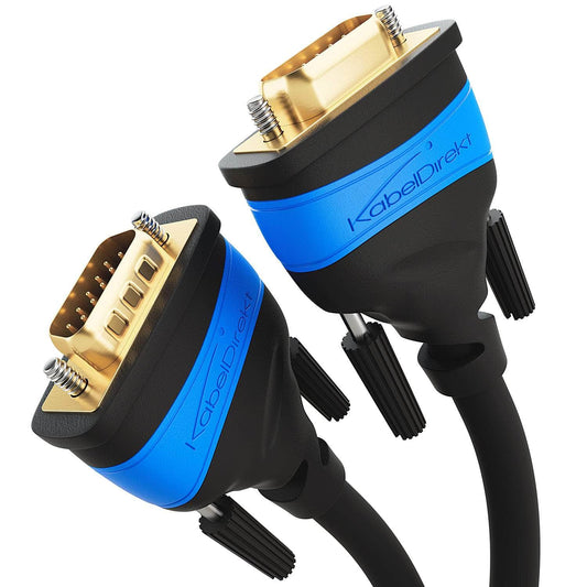 VGA cable - 15 pin, Full HD/1080p, 3D ready, VGA male to VGA male connectors, black