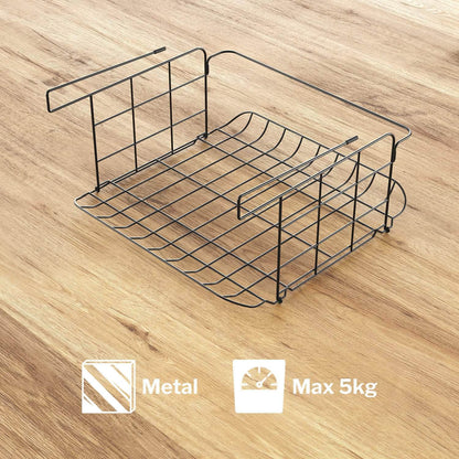 KD Essentials – 2x Küchen-Hängekorb, Unterregal-Organizer – Grid-Design