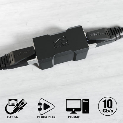 Cat 6A coupleurs LAN – Adaptateurs Ethernet & connecteurs réseau - pour un débit jusqu’à 10 Gbit/s