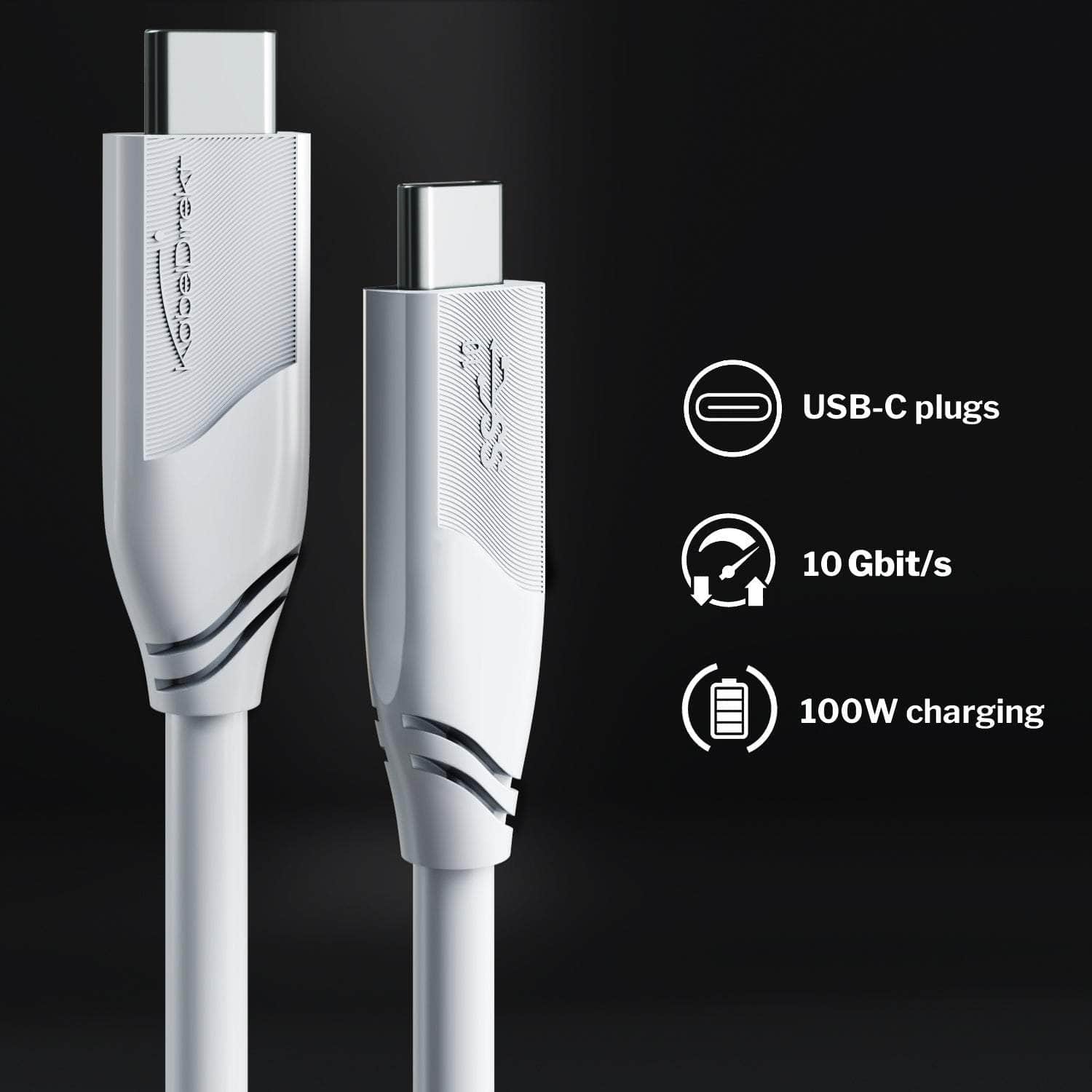 SBS - Double USB-C Chargeur Power Delivery 35W 3A - Blanc 1-7420832 