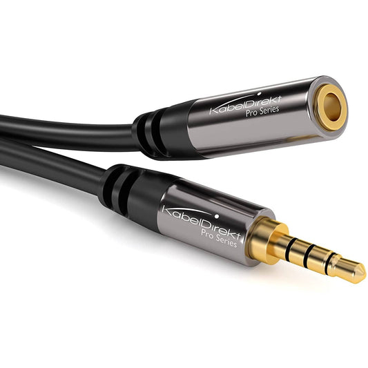 Câble adaptateur audio AMPIRE 20 cm, fiche cinch 2 canaux vers prise jack 3,5  mm, 1,99 €