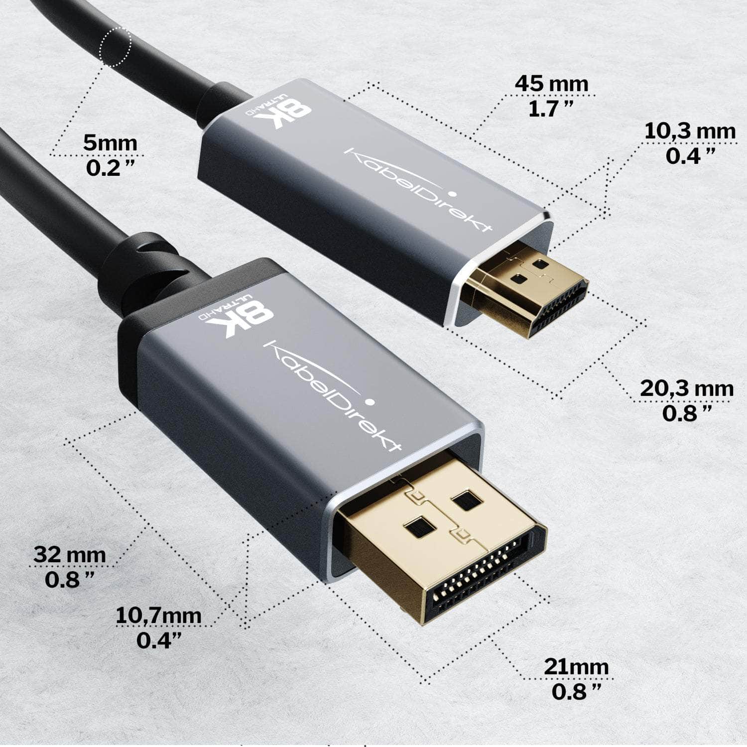 Adaptateur DisplayPort vers double HDMI 4K 60Hz - UPTab