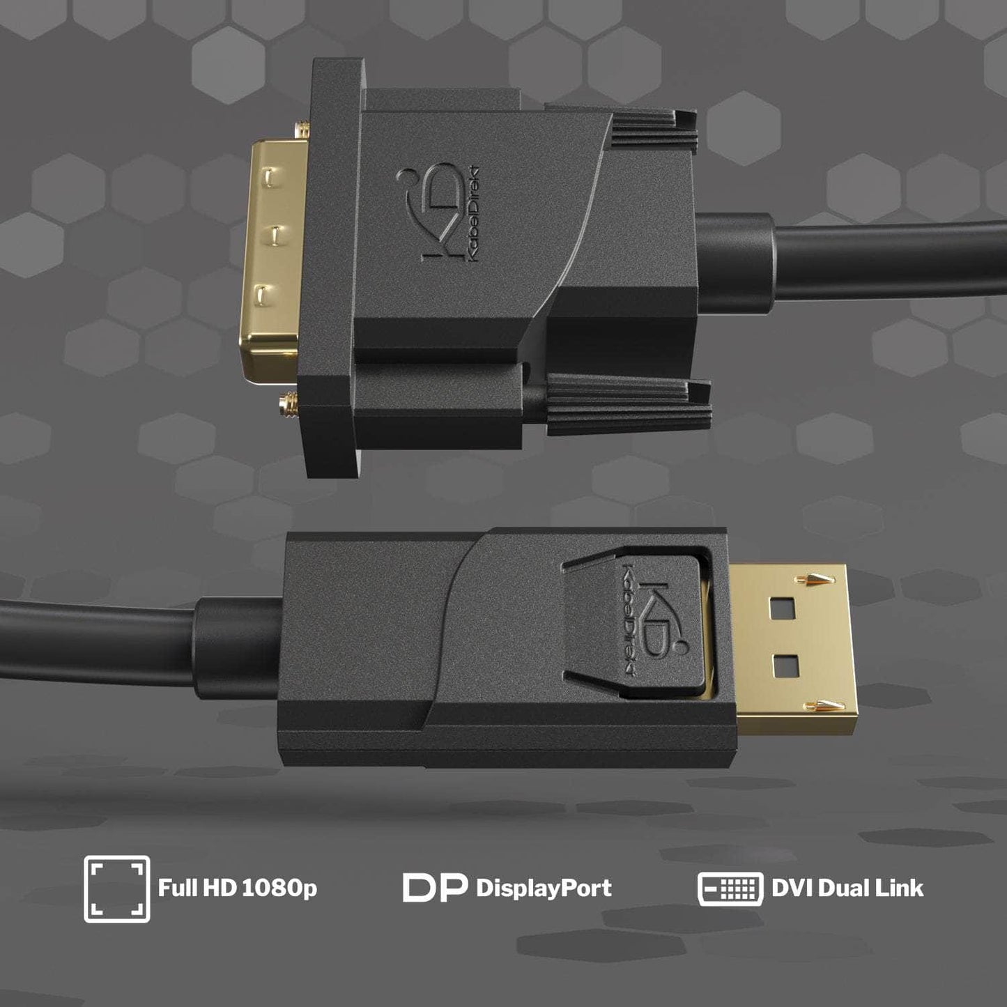 Câble adaptateur DisplayPort-DVI – 2 m 