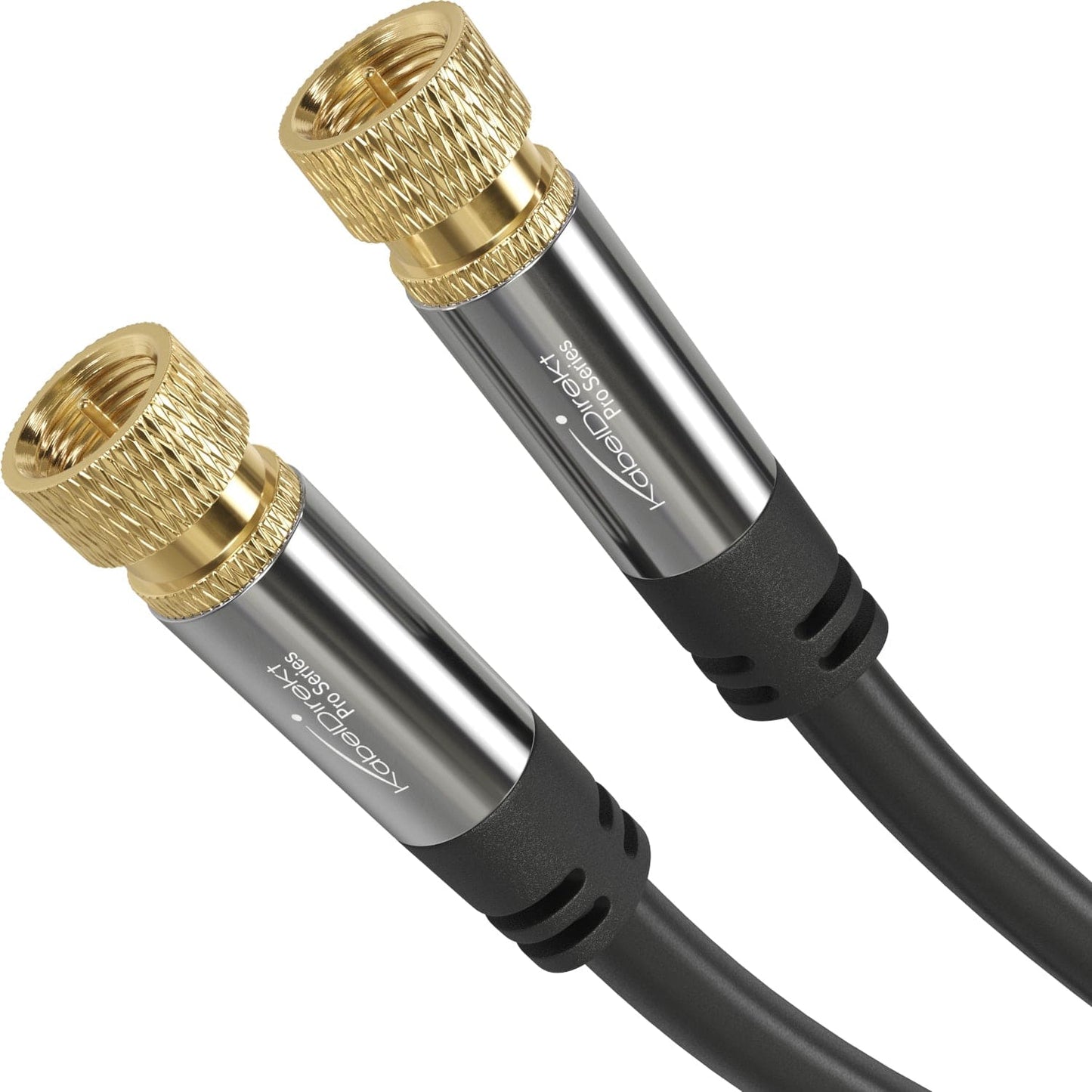 SAT Kabel: F-Stecker, 75 Ohm - Koaxialkabel geeignet für TV, HDTV, Radio, DVB-T, DVB-C, DVB-S, DVB-S2