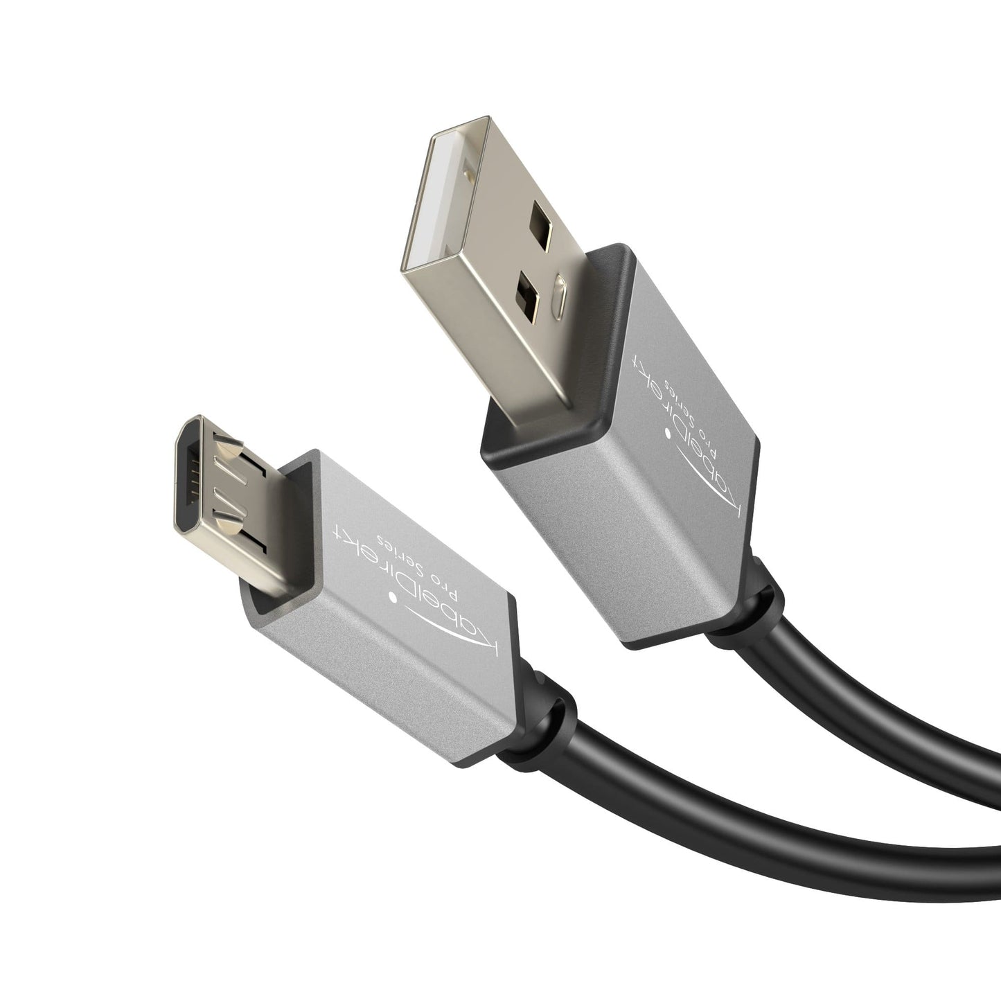 Micro USB cable, USB 2.0, grey