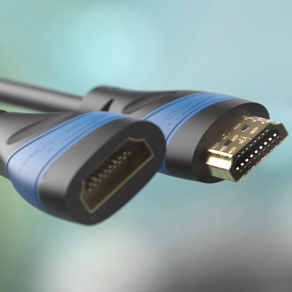HDMI Verlängerungskabel – kompatibel mit HDMI 2.0a/b 2.0, 1.4a, 4K Ultra HD, 3D, Full HD, 1080p, HDR, ARC, Ethernet