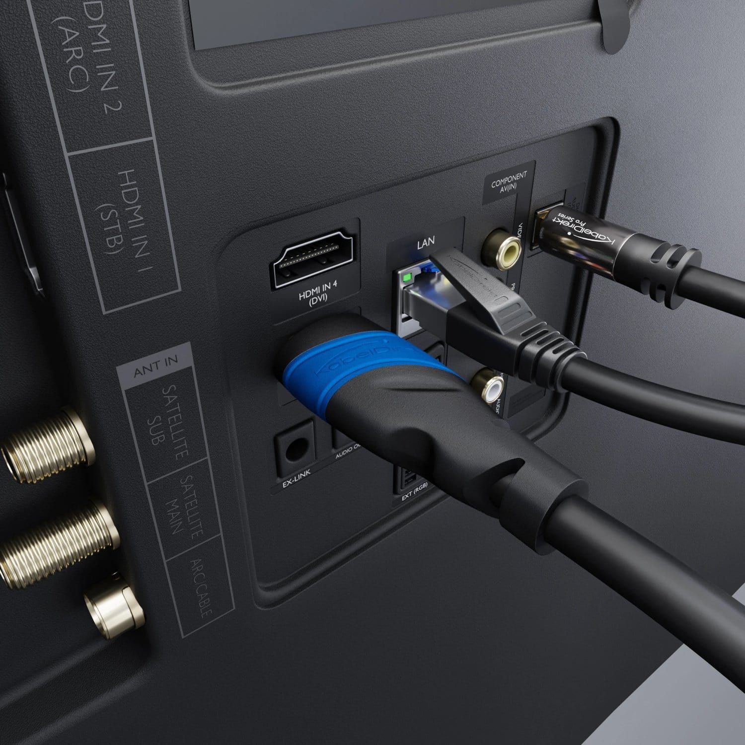 KabelDirekt – Câble HDMI 2.1 8K – 10 m – HDMI Optique Ultra High Speed,  certifié avec 0% de Perte de Signal (8K@60Hz, câble HDMI Flexible à Fibre