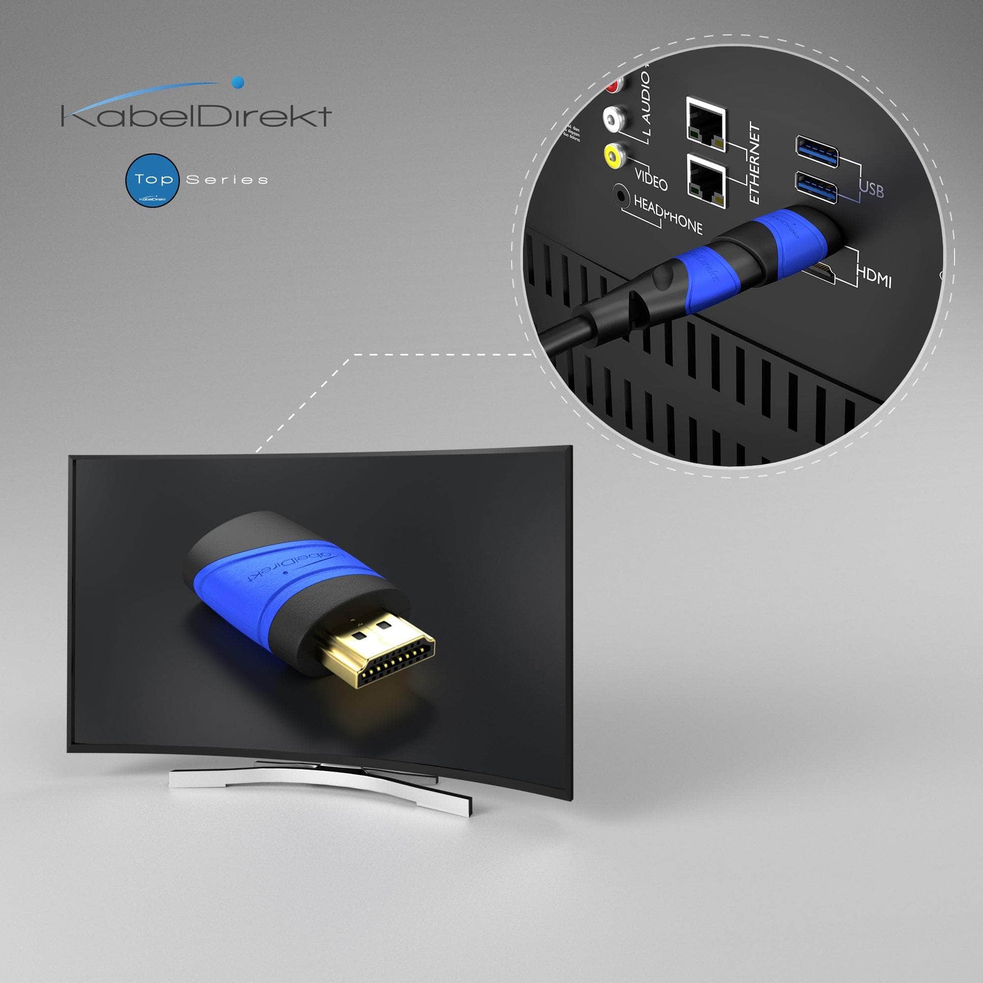 Adaptateur/injecteur d'alimentation HDMI, adaptateur HDMI à fiche USB –  KabelDirekt
