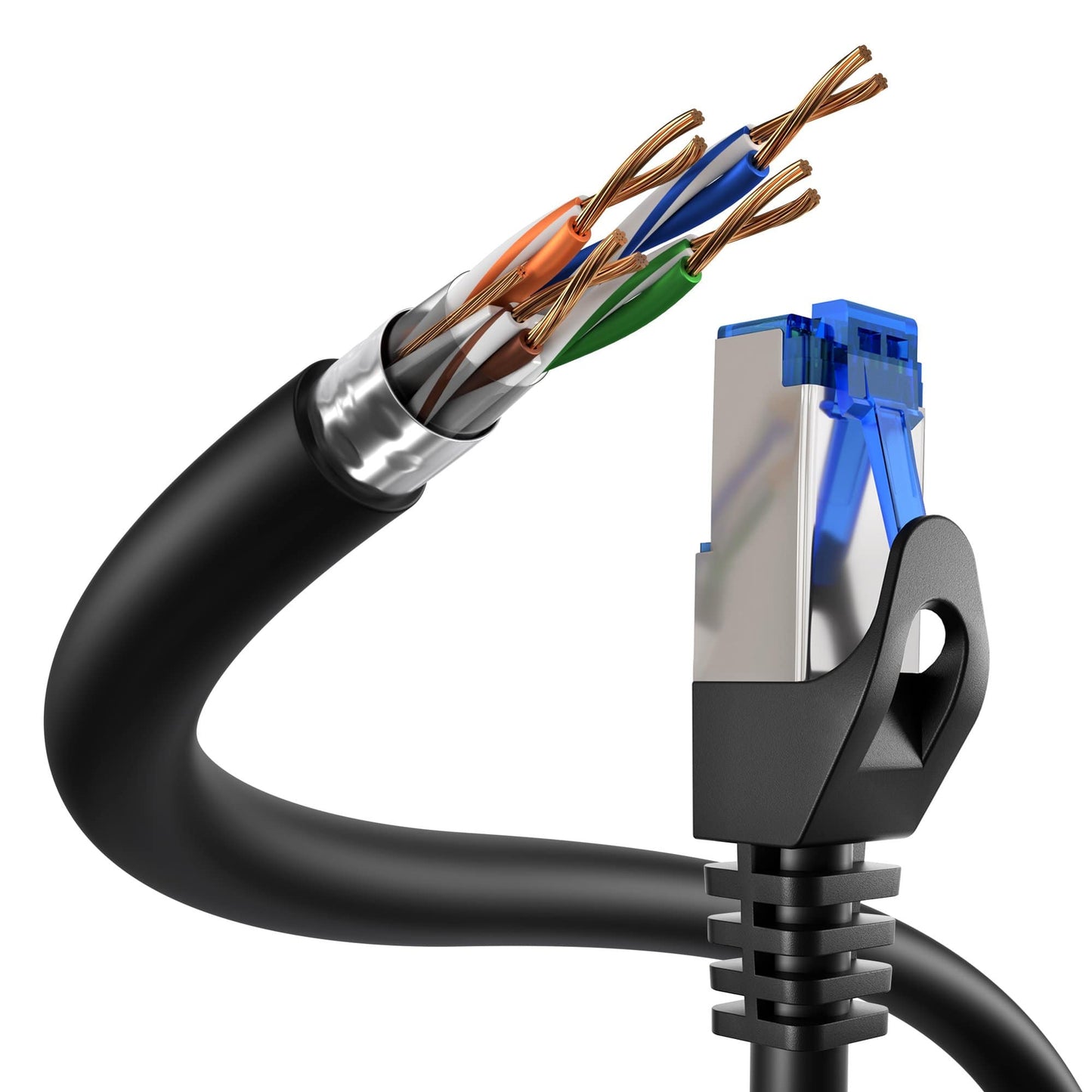 Cat 6 câble Ethernet F/UTP, idéal pour les réseaux Gigabit/LAN