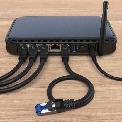 Cat 6 câble Ethernet F/UTP, idéal pour les réseaux Gigabit/LAN